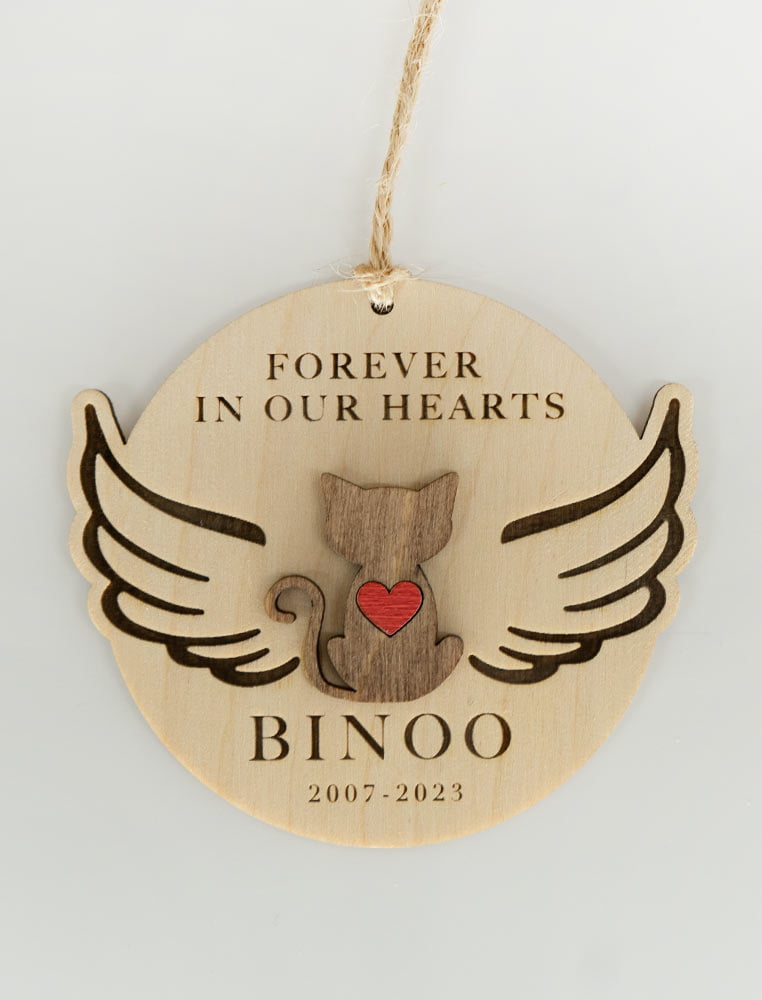 Cat Memorial Ornament - Image 2