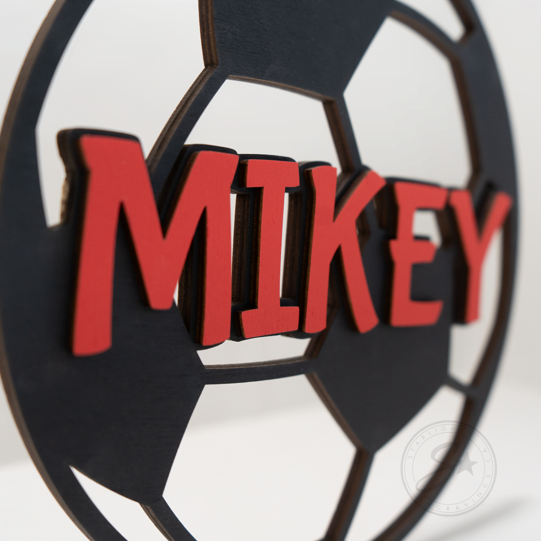 Soccer Ball Name Sign - Image 3
